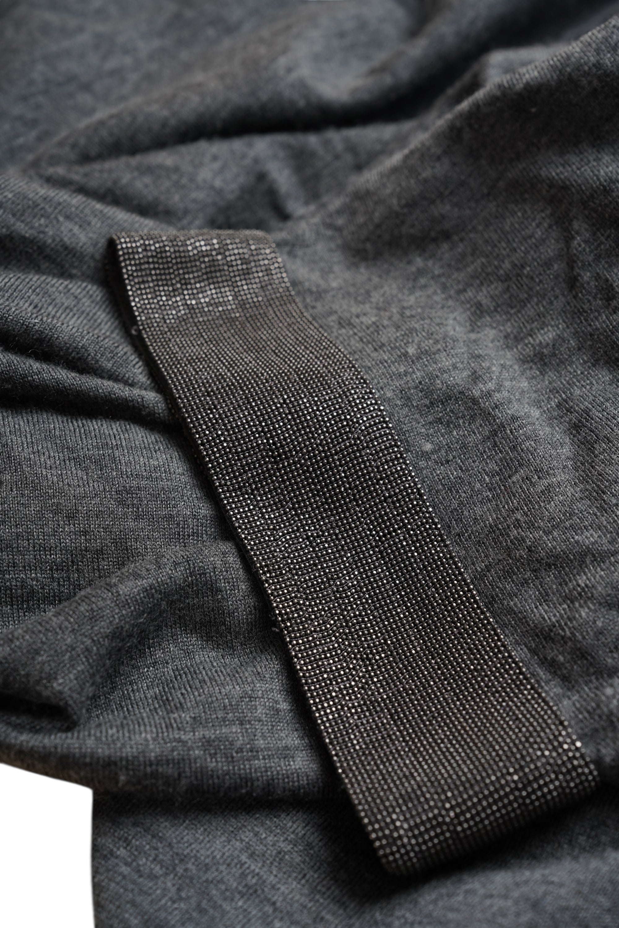 Brunello Cucinelli Pullover mit Kaschmir und Schurwolle Oversize Ponchostyle Rollkragen Monili