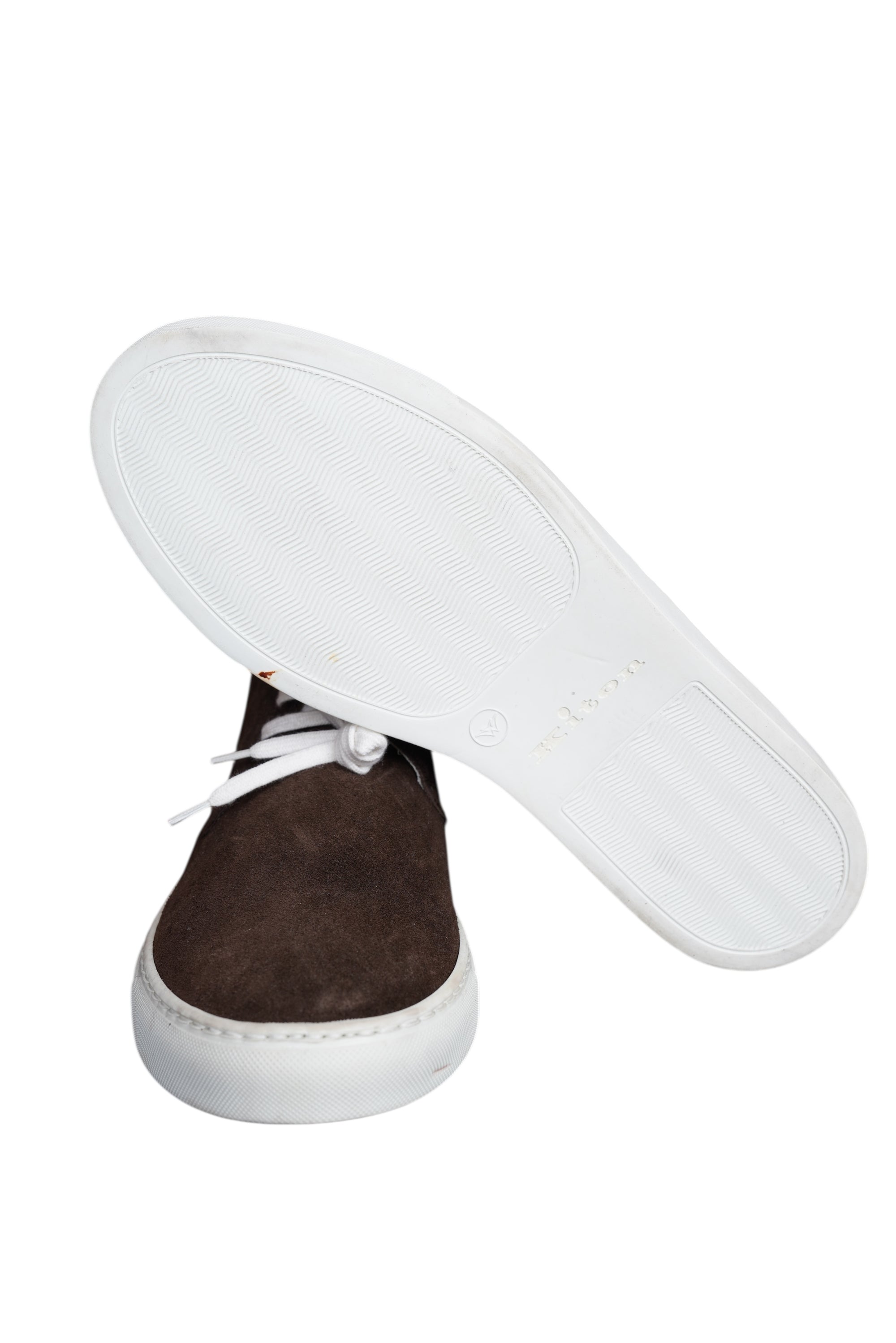 Kiton Schuhe Stiefel wildleder braun Sneaker