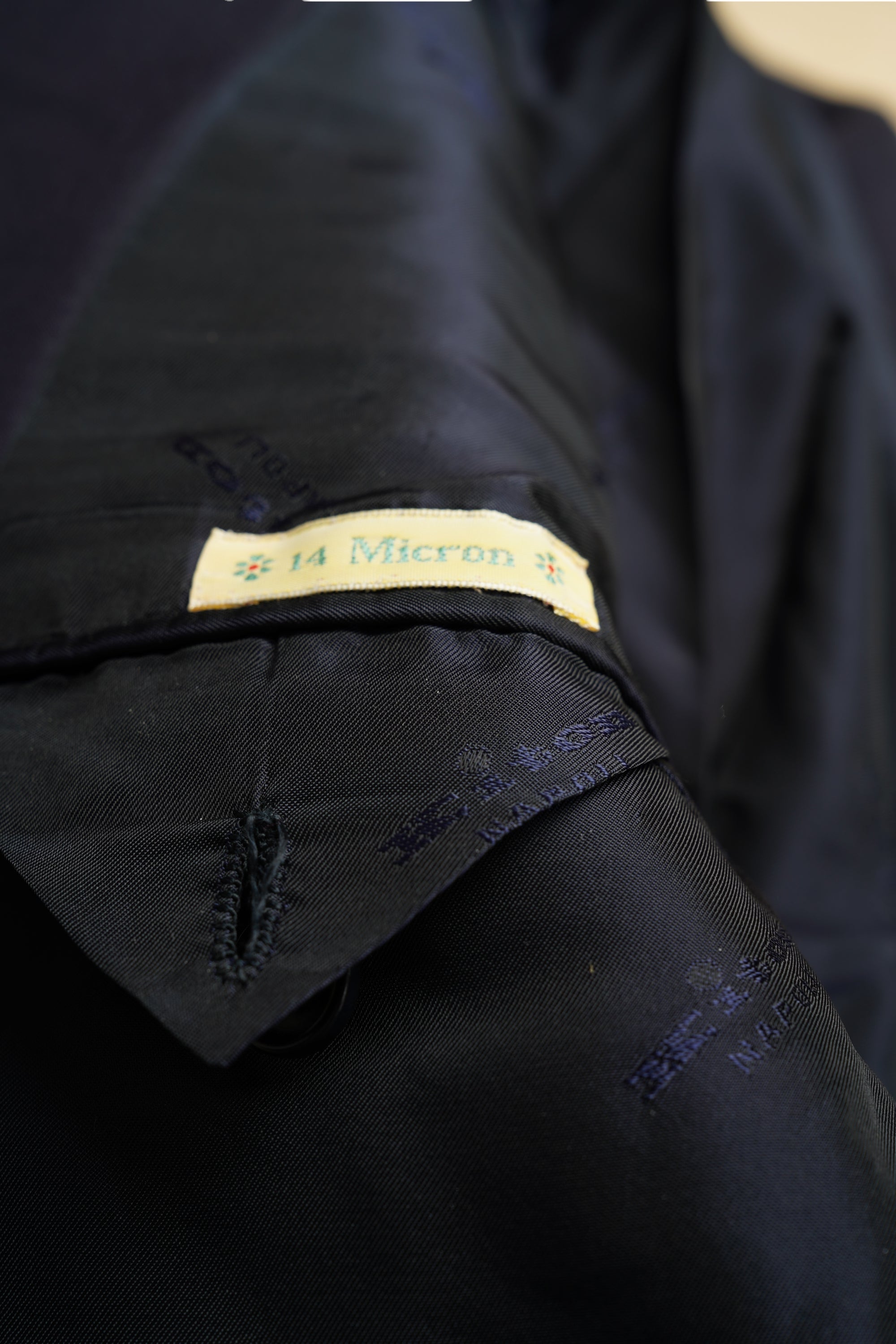 Kiton Jacke Blazer ultraleichte Wolle blau 14 Micron Blanc Blu 180s