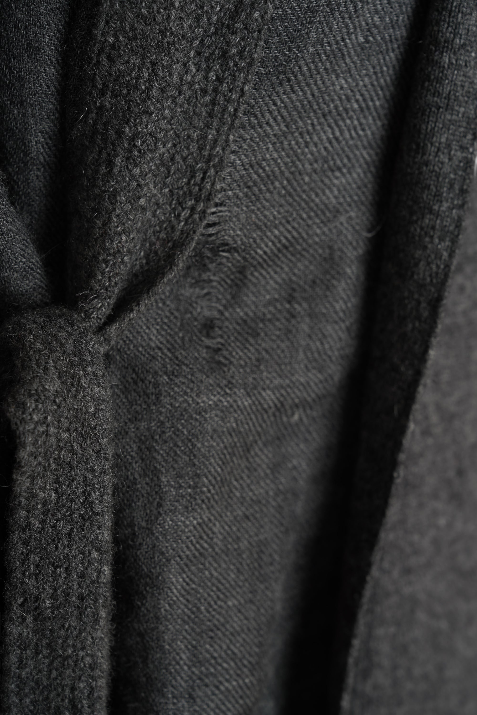 Brunello Cucinelli Strickjacke Kaschmir Cardigan Umhang Ponchostyle grau