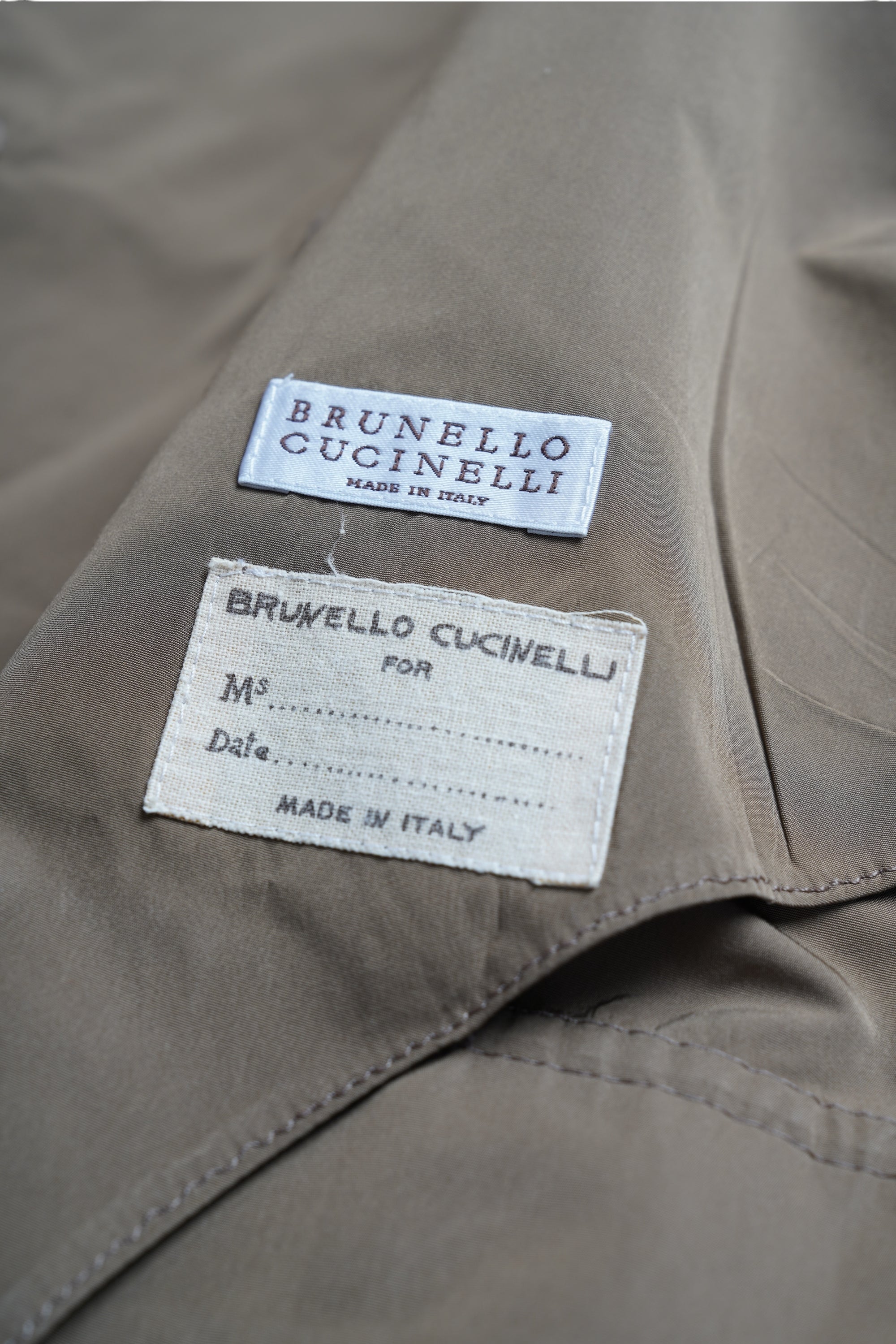 Brunello Cucinelli Jacke Kurzmantel mit Seide