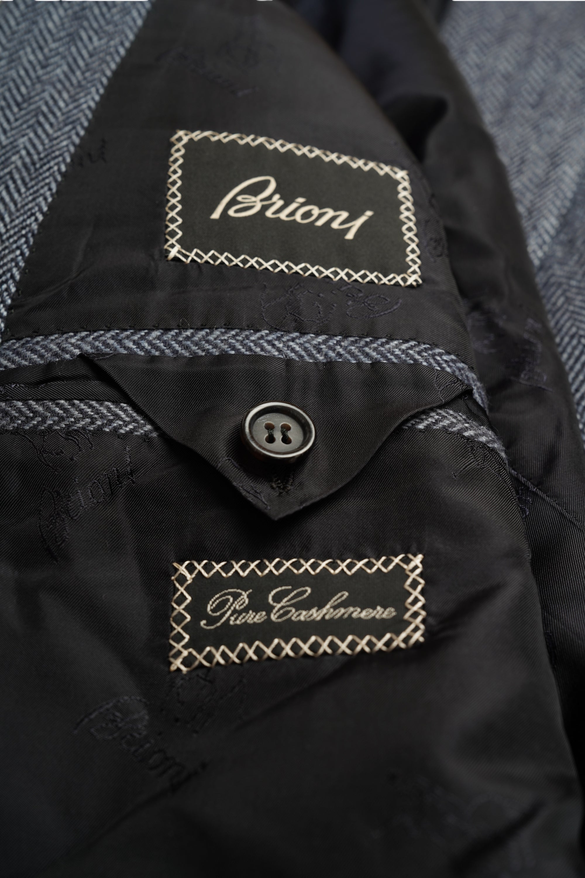 Brioni Sakko Blazer Kaschmir Jacke Colosseo blau 52 R