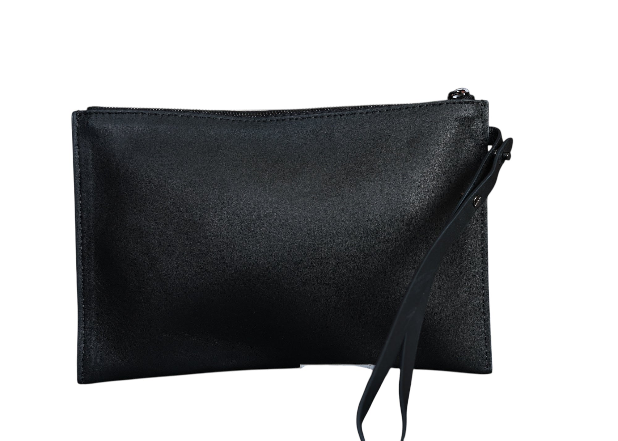 Brunello Cucinelli Pouch Bag Handtasche mit Handschlaufe Leder