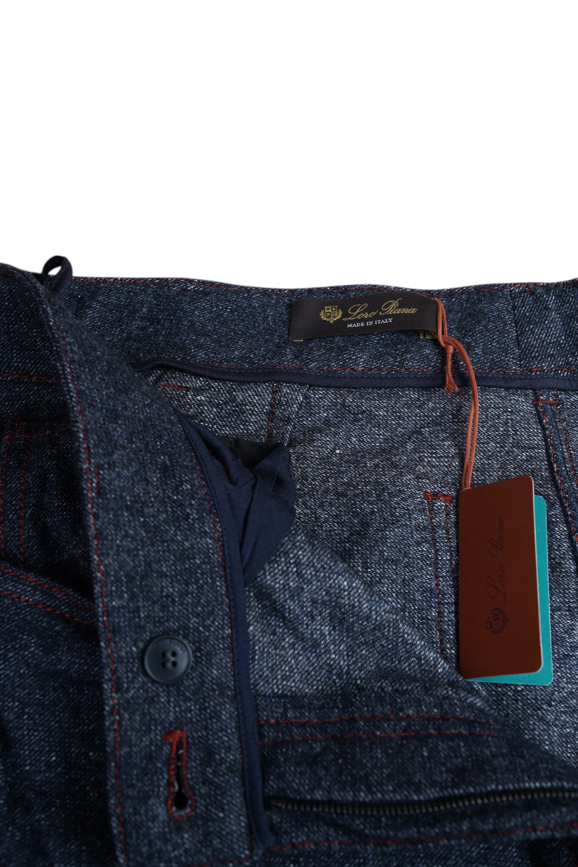 Loro Piana Hose Kaschmir Winter dunkelblau Damen