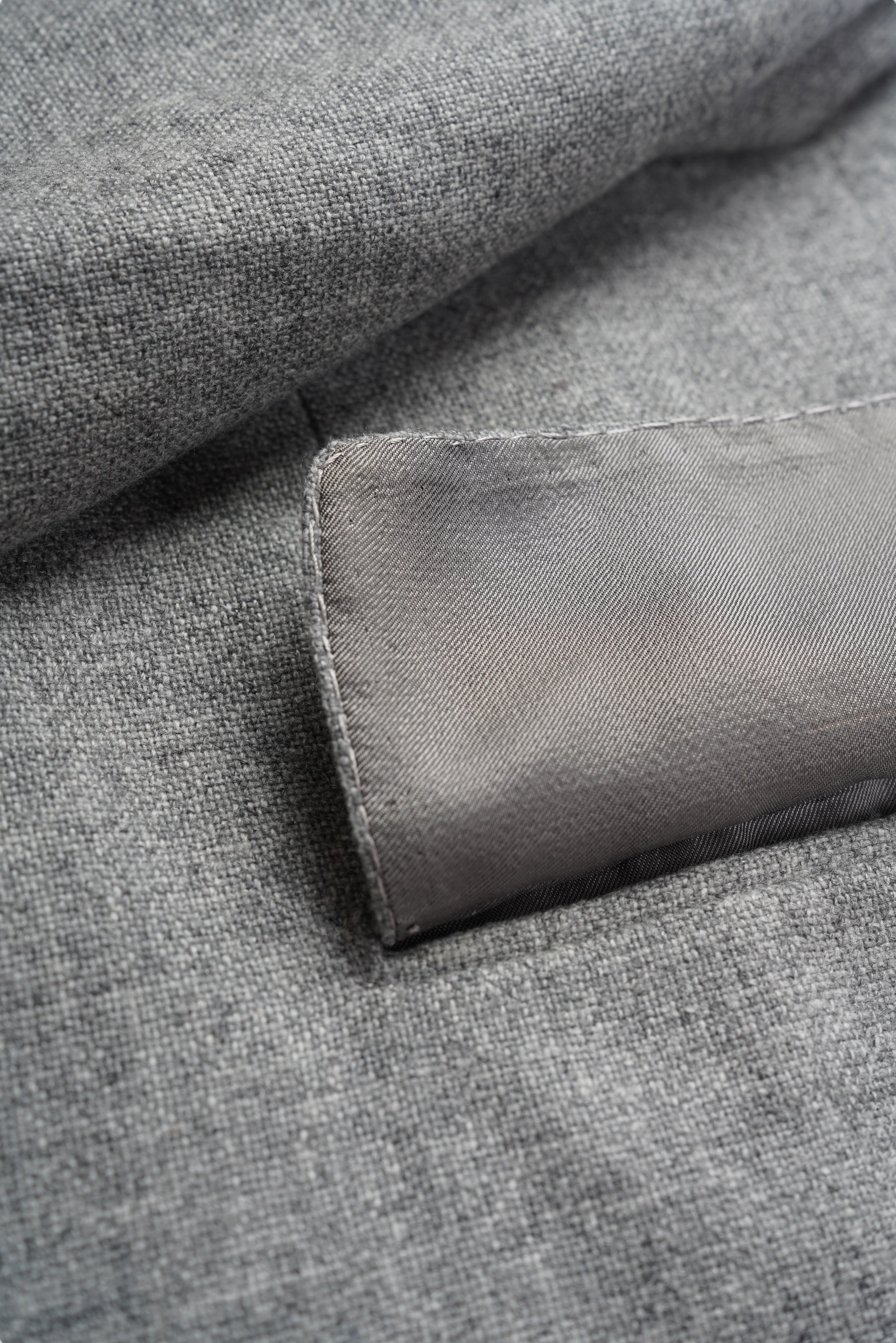 Cesare Attolini Jacke Sakko Kaschmir grau