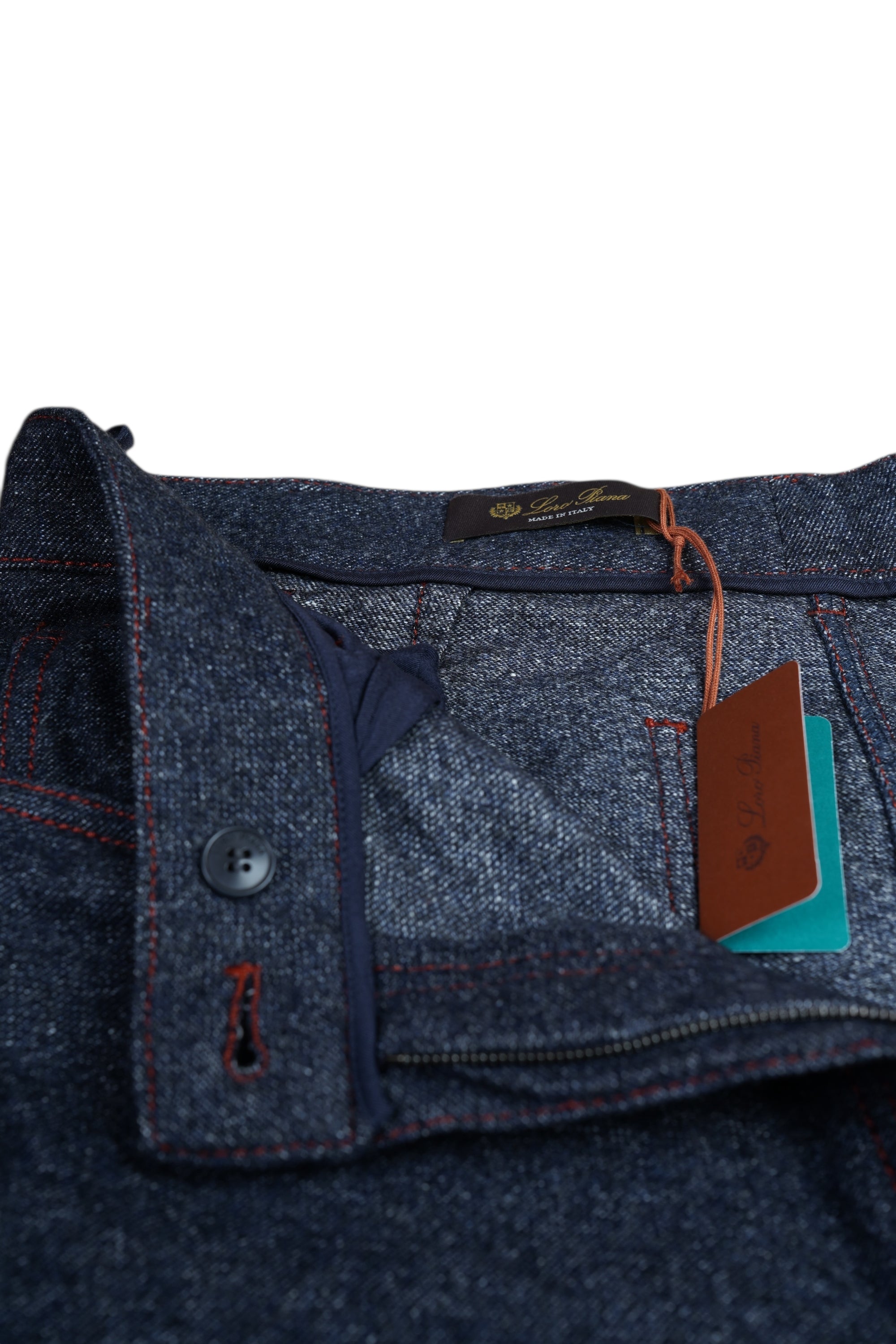 Loro Piana Hose Kaschmir Winter dunkelblau Damen