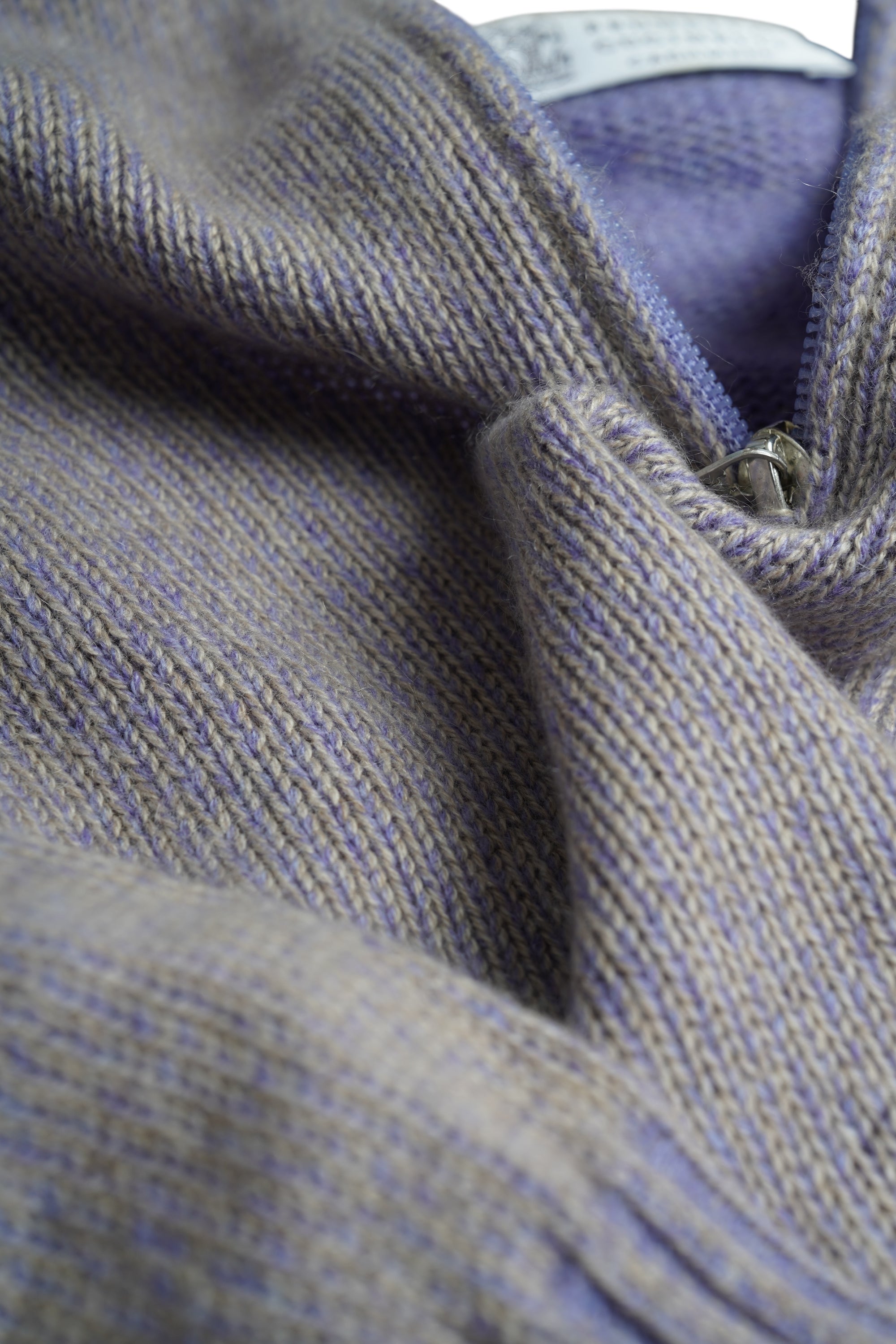 Brunello Cucinelli Pullover aus dickem Kaschmir Zipper XXL