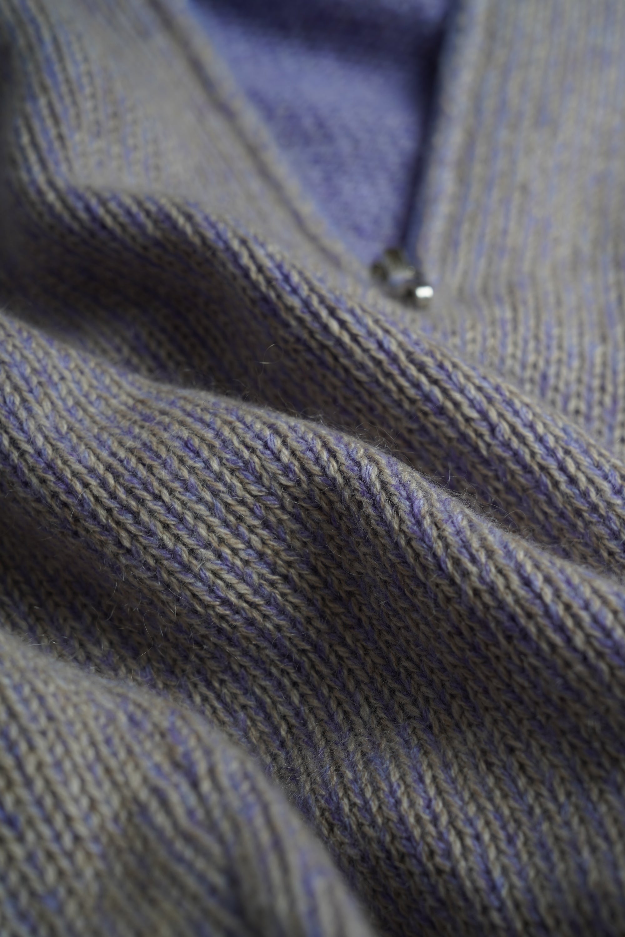 Brunello Cucinelli Pullover aus dickem Kaschmir Zipper XXL