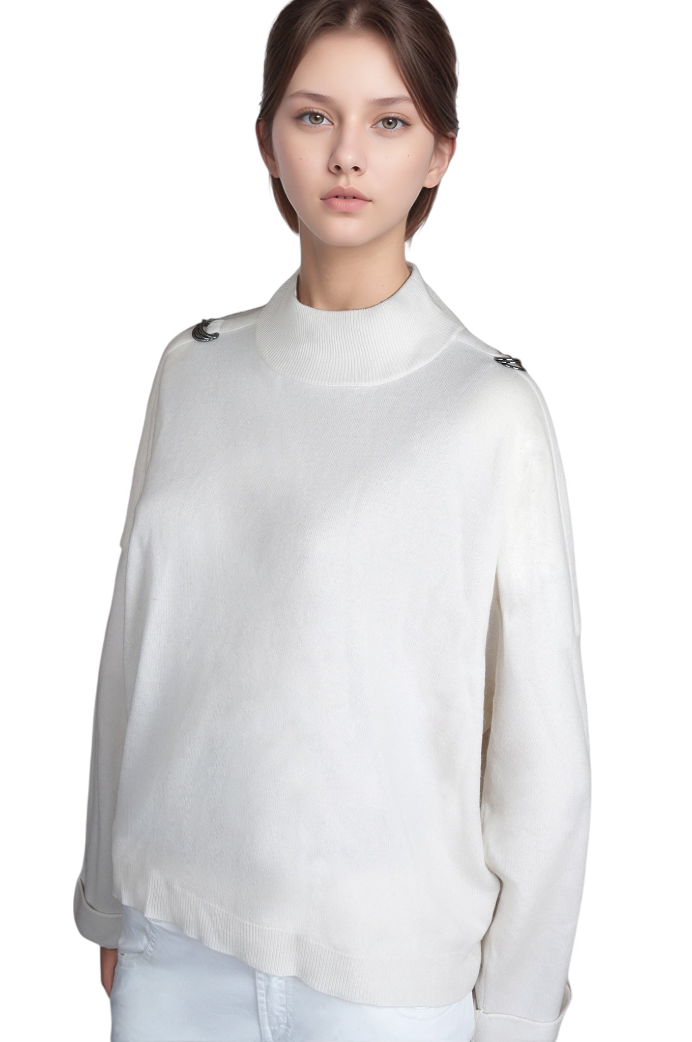 Brunello Cucinelli Pullover Kaschmir mit Monili Dazzling Federkaschmir