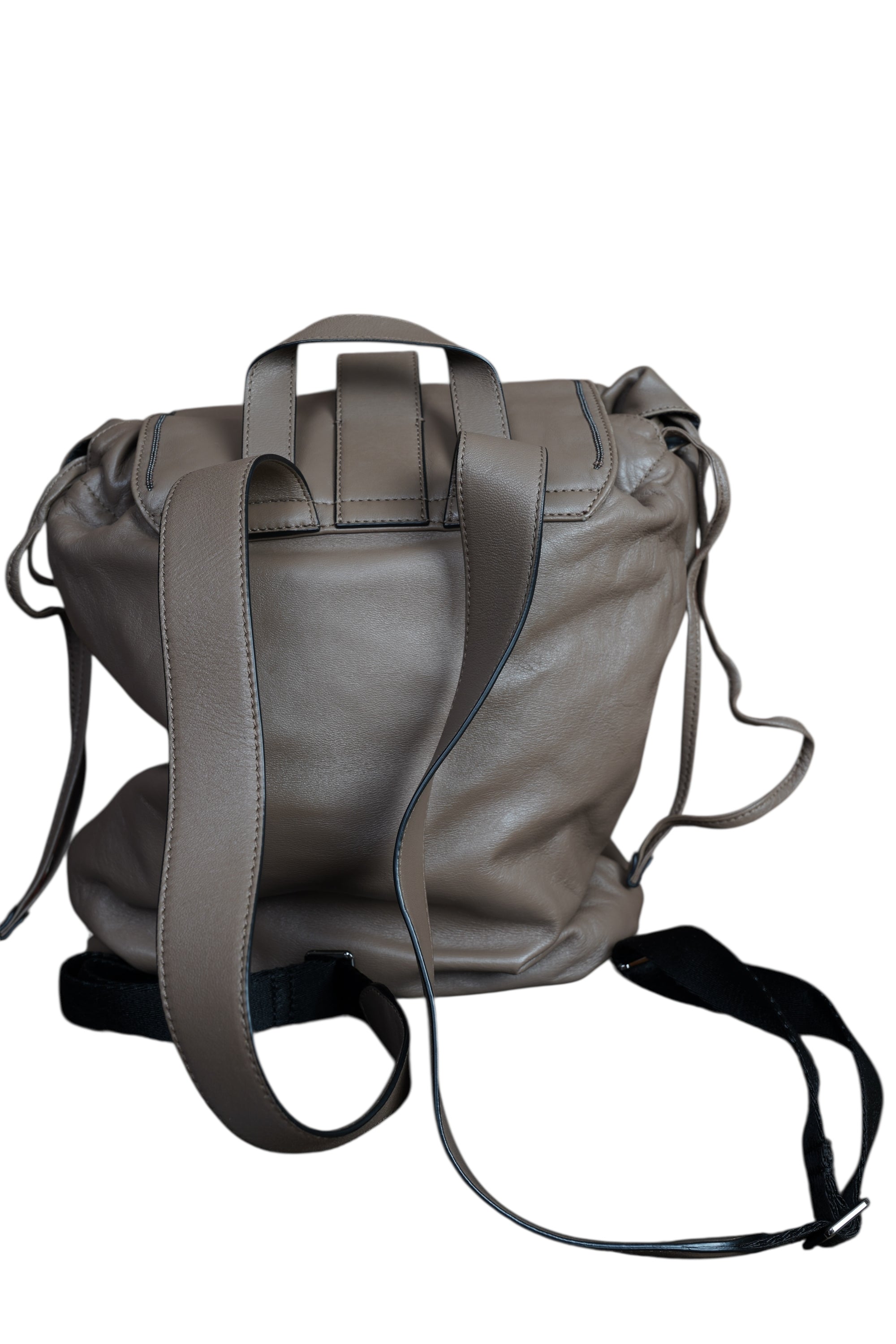 Brunello Cucinelli Umhängetasche Rucksack Shopper Handtasche Leder Softleder mit Monili