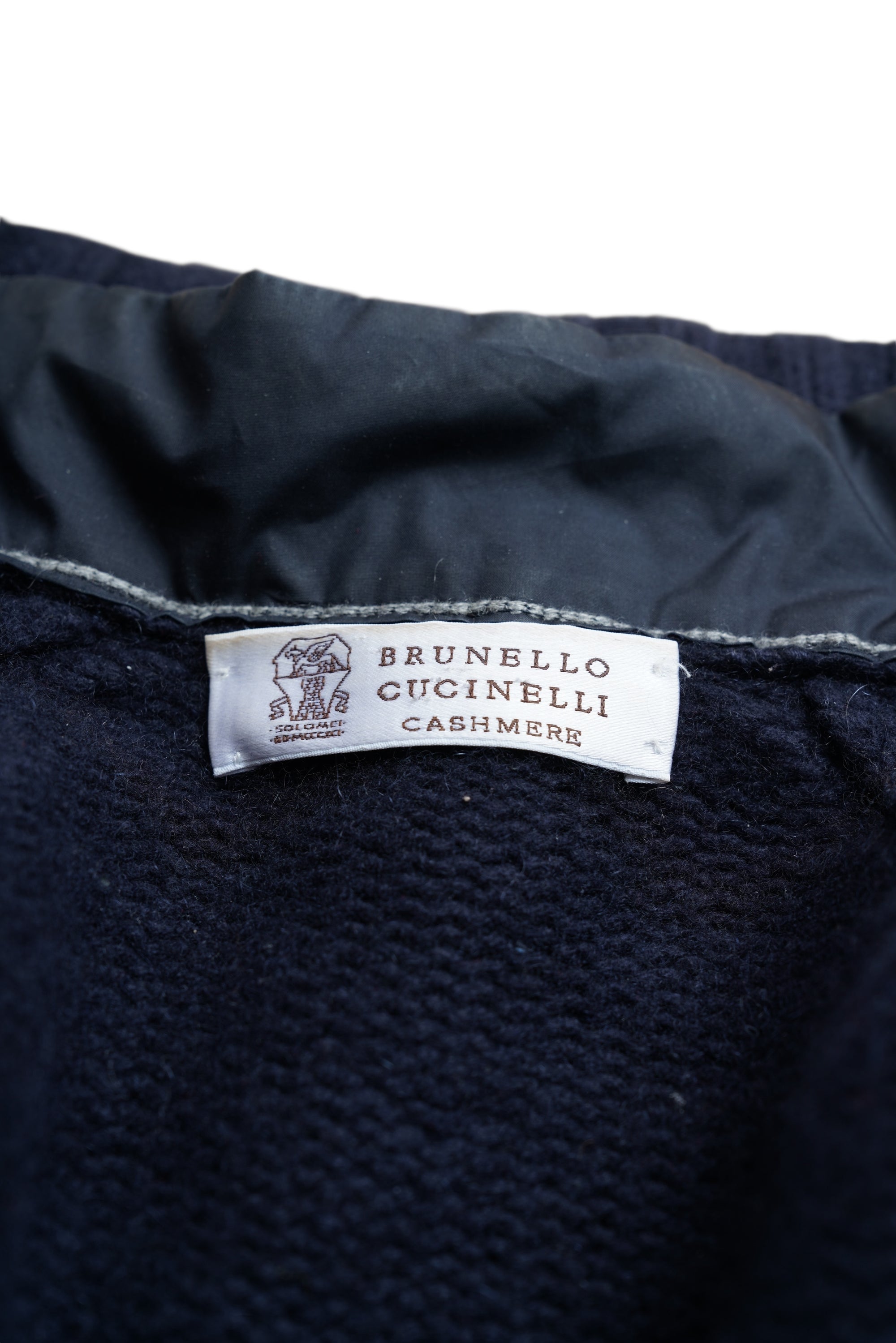 Brunello Cucinelli Strickjacke Cardigan Kaschmir mit Weste blau