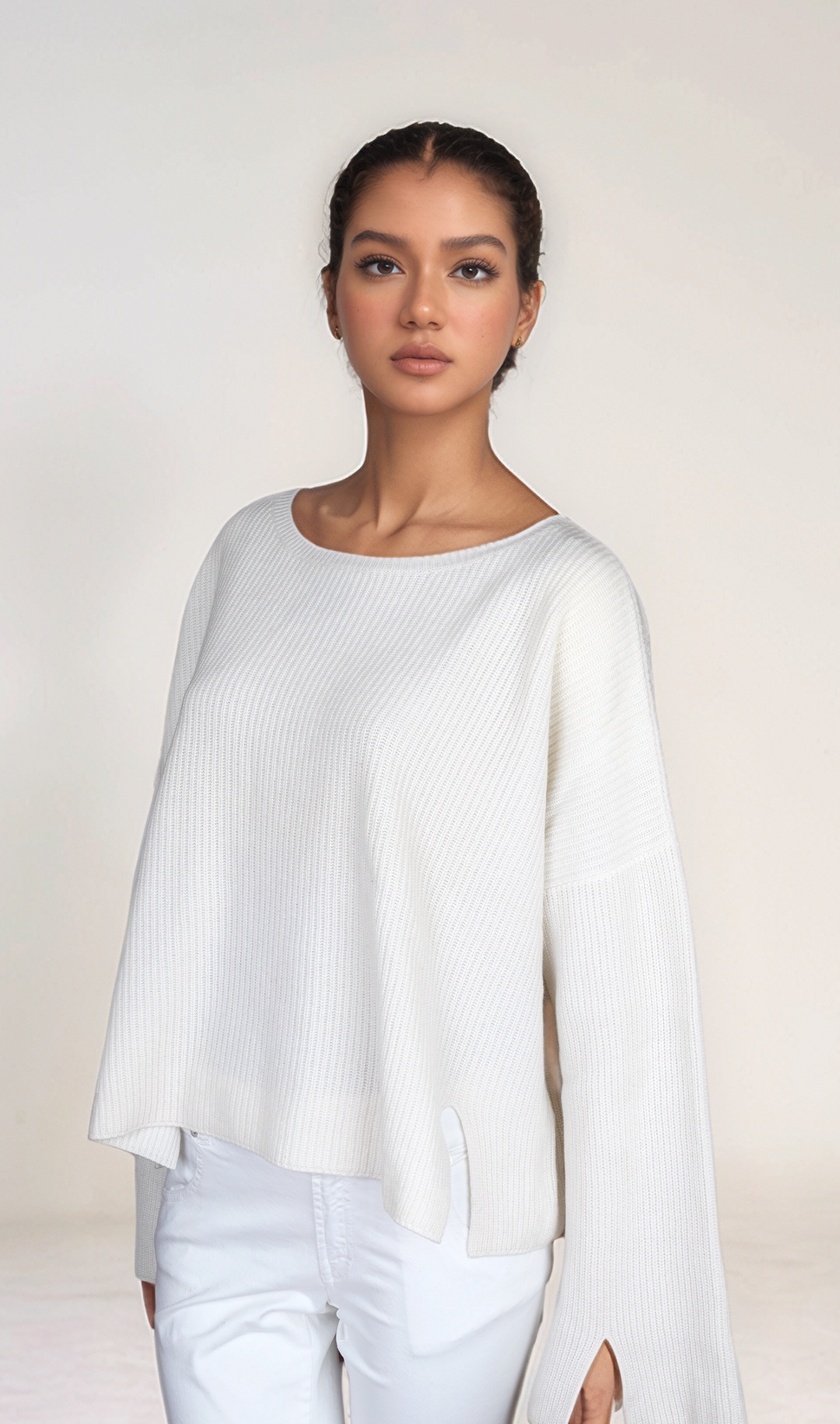 Loro Piana cashmere round neck jumper ladies