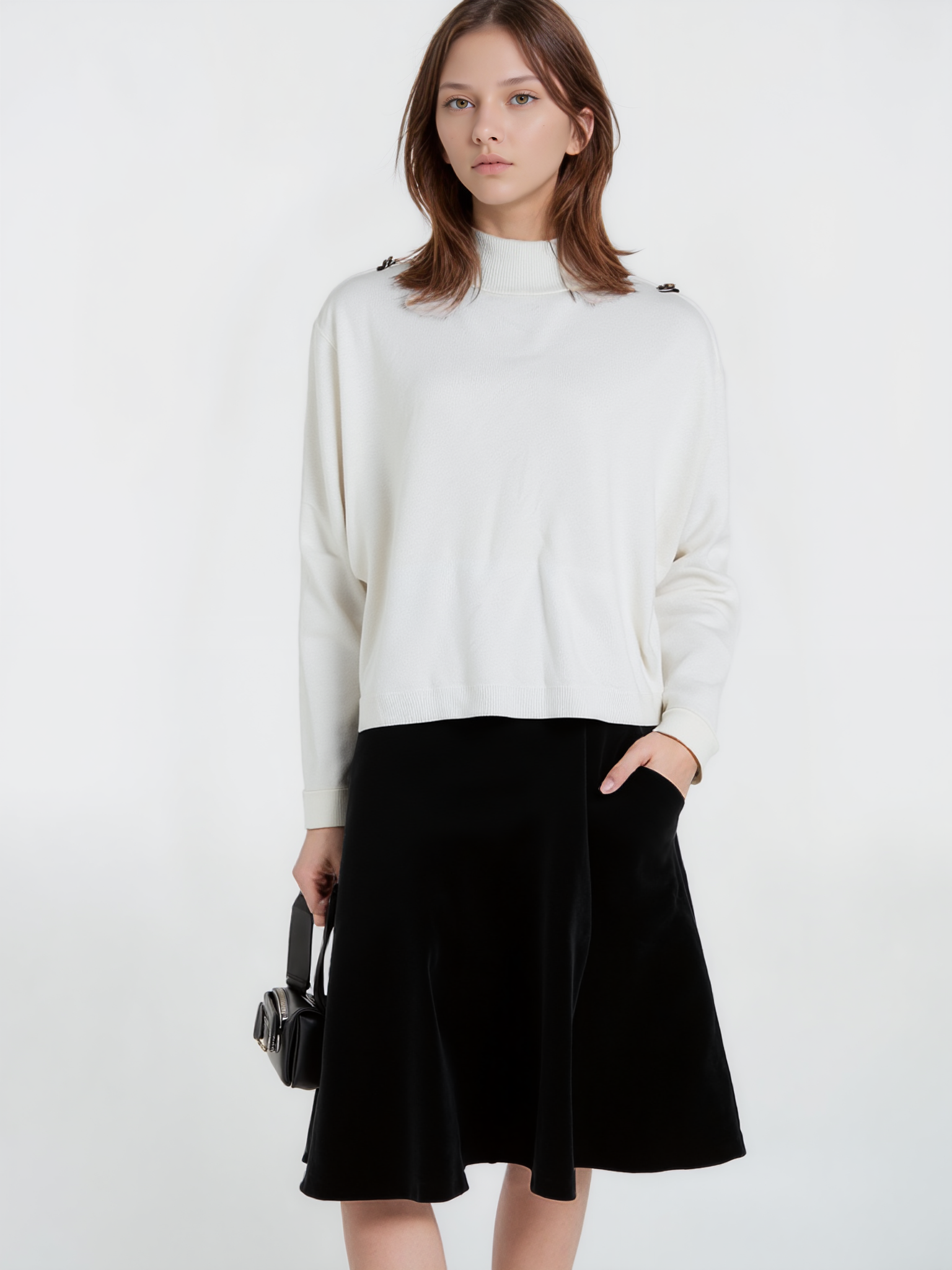 Brunello Cucinelli Pullover Kaschmir mit Monili Dazzling Federkaschmir