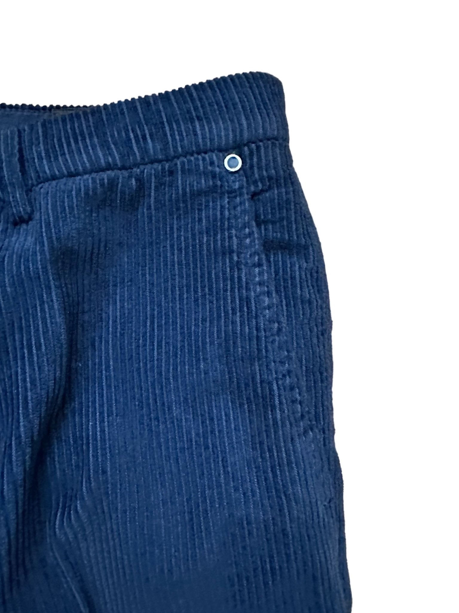 Kiton Hose Cord blau - 24/7 Clothing
