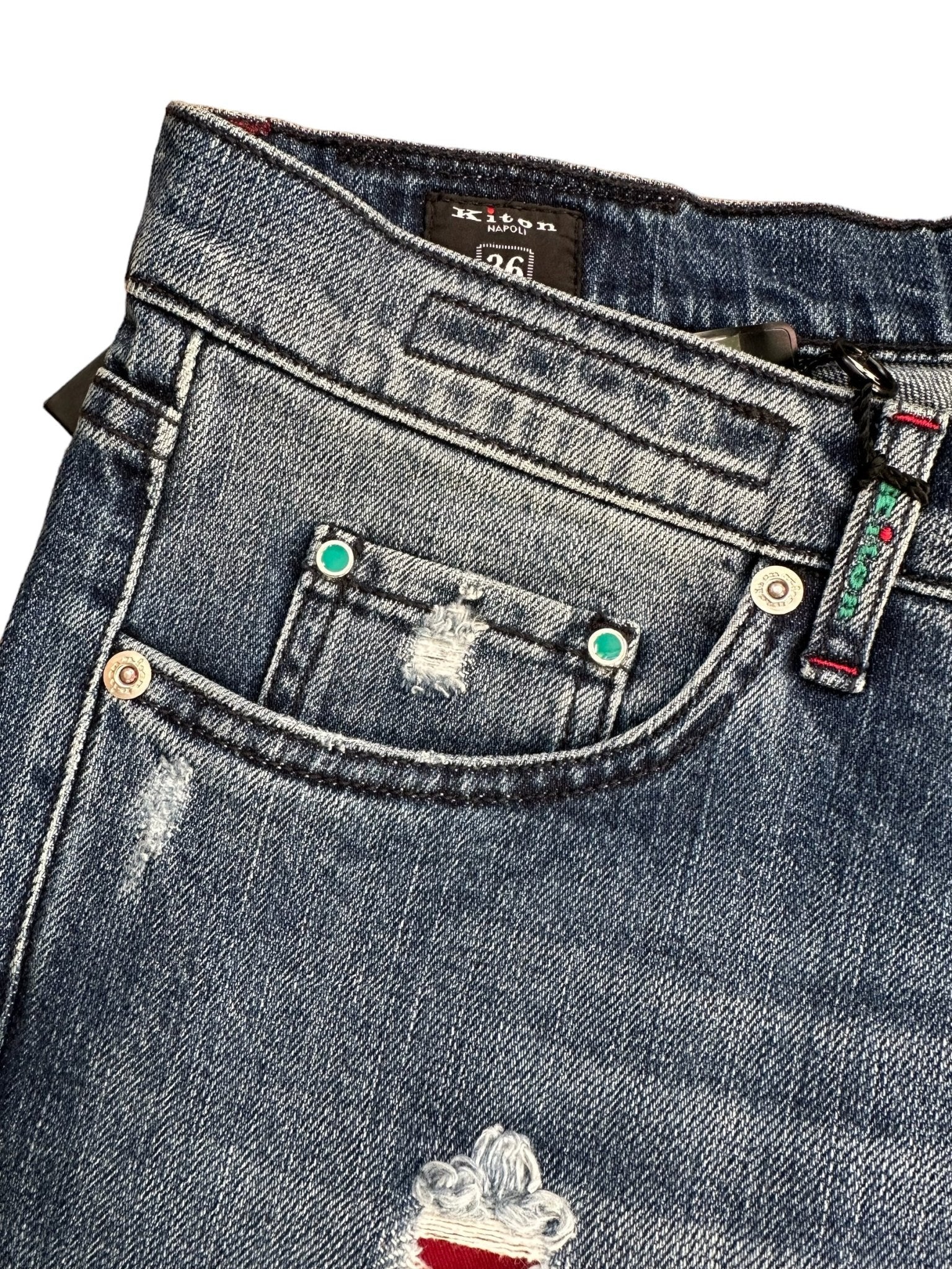 Kiton Jeans washed - 24/7 Clothing