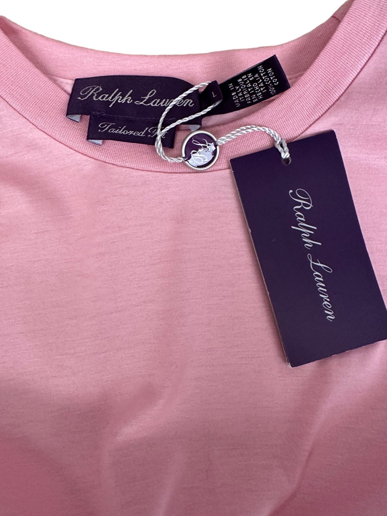 Ralph Lauren Purple Label T-Shirt rosa - 24/7 Clothing